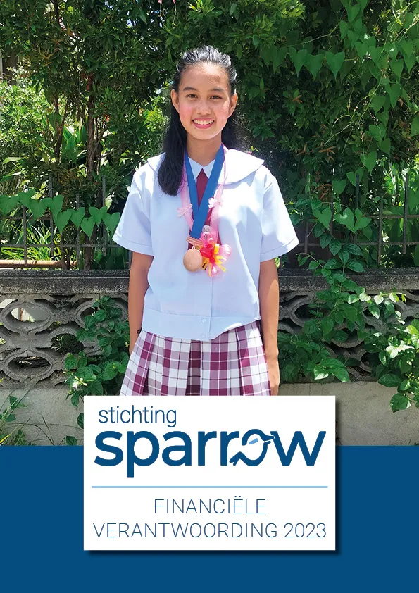 voorkant financieel jaarverslag 2023 stichting sparrow